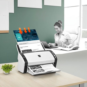 เครื่องสแกนเอกสาร <span class=keywords><strong>Fujitsu</strong></span> <span class=keywords><strong>Fi</strong></span> <span class=keywords><strong>6130</strong></span> สำหรับสำนักงาน แบบสองหน้า ขนาด A4 รองรับการป้อนเอกสารอัตโนมัติ 40 หน้า ความละเอียด 600DPI เชื่อมต่อผ่าน USB เครื่องสแกนสีความเร็วสูง - Product Image 4