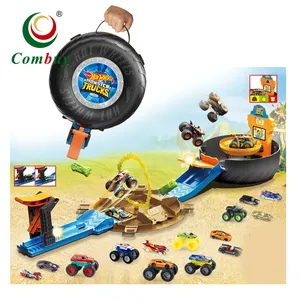 Ensemble de jeu de piste de scène de pneus, emplacement de lot de <span class=keywords><strong>garage</strong></span>, voiture, <span class=keywords><strong>jouet</strong></span> de stationnement - Product Image 1