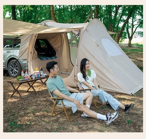 Tente de démarrage de voiture, <span class=keywords><strong>extension</strong></span> de tour à conduite automatique <span class=keywords><strong>avec</strong></span> auvent d'<span class=keywords><strong>extension</strong></span> en maille, hall avant, tente SUV, tente arrière - Product Image 4