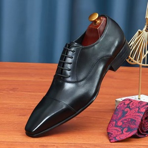 Dernières Chaussures Habillées en Cuir Véritable pour Hommes, Style Oxford, Doublure Solide, Idéales pour le Bureau et les Affaires - Product Image 4