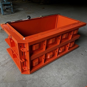 Muro de Contención de Acero de Alta Precisión Personalizado Moderno para Molde de Bloques de Hormigón, Vida Útil del Molde de 5 Años, Color Personalizado para Orilla de Río - Product Image 3