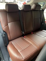 Luxuriöse 5D Autositzbezüge Komplettset für Vorder- und Rücksitze aus Leder Stilvolles Business-Design für Honda Brillant