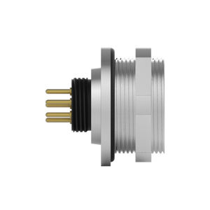 Connecteur femelle Quick-Connect M9 8 broches avec boîtier en cuivre et verrouillage frontal pour câblage automobile - Product Image 5