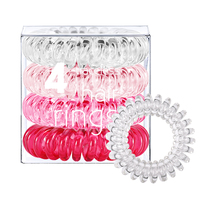 Vente en gros, 61 couleurs, cordon téléphonique étanche, petit 3.5cm en spirale sans couture, cheveux élastiques, cravates pour femmes et filles