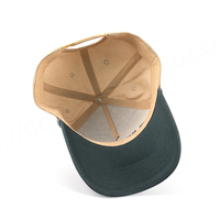 Casquette de baseball confortable et respirante en coton Oxford Terry Dobby à 5 panneaux avec visière incurvée, fabriquée sur mesure par une usine certifiée BSCI