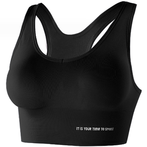 <span class=keywords><strong>Soutien</strong></span>-<span class=keywords><strong>gorge</strong></span> de <span class=keywords><strong>sport</strong></span> à <span class=keywords><strong>impact</strong></span> élevé pour femme avec rembourrage intégré Racerback Design Ensemble de vêtements d'extérieur portables antichoc et respirant - Product Image 3