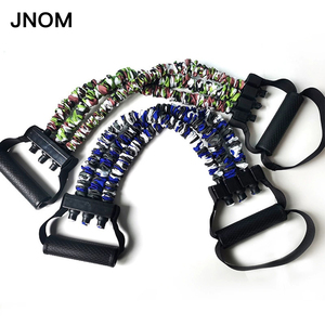 สายปรับแรงดึงที่แขนแบบมัลติฟังก์ชั่นเชือกยางแบบสามรูสายช่วยฝึกออกกำลังกายสามารถปรับแต่งได้ - Product Image 3