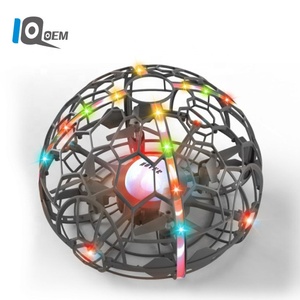 Iqoem nhà máy điều khiển từ xa chụp ảnh trên không hình cầu máy bay UAV đồ chơi bảy đèn UFO cử chỉ cảm biến máy bay <span class=keywords><strong>RC</strong></span> bay không người lái - Product Image 3