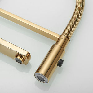 Nuevo producto Explosion <span class=keywords><strong>Grifo</strong></span> De Cocina Torneira Pull Out <span class=keywords><strong>Grifo</strong></span> mezclador de agua fría y caliente <span class=keywords><strong>Grifo</strong></span> de cocina dorado - Product Image 4