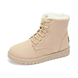 Nouveaux modèles chaussures en gros blanc bottines talons hauts haut fourrure chaussures de neige prix bas Wenzhou usine chaussures chaudes 2023 - Product Image 1