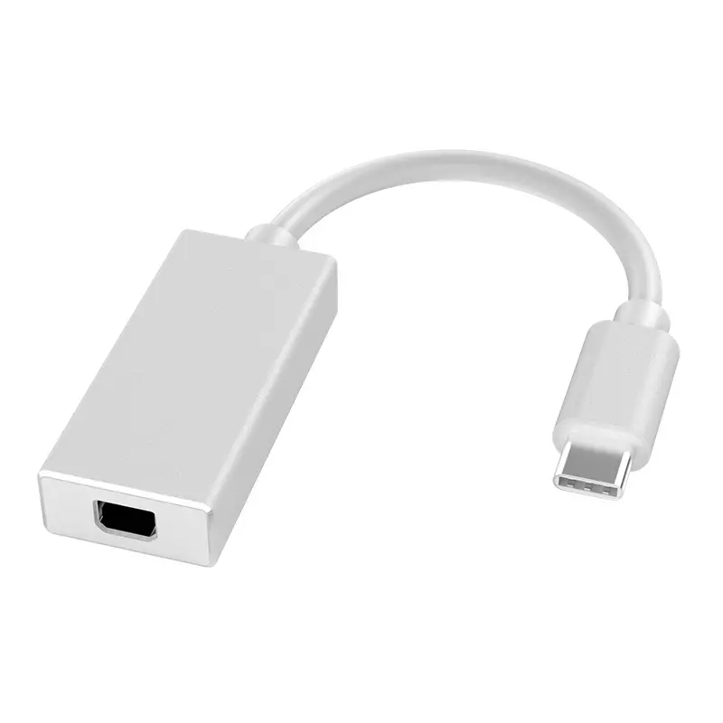 USB 3.1 Type C to Mini DP Thunderbolt 4Kx2K 10Gbps Mini Displayport Cable USB-C Display Port Video Adapter for Macbook Air Pro