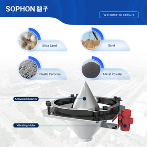 सोफोऑन अनुकूलन स्टेनलेस स्टील सिलो बॉटम आर्क-ब्रेकिंग प्रवाह सहायता उपकरण पाउडर अनलोडर कंपन सक्रियण हॉपर - Product Image 4