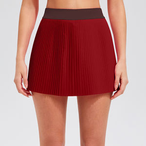 पॉकेट वर्कआउट के साथ स्पोर्ट्स स्कर्ट गोल्फ शॉर्ट योगा स्पोर्ट्सवियर हाई कमर फिटनेस के साथ महिलाओं के लिए जिम टेनिस स्कर्ट - Product Image 5