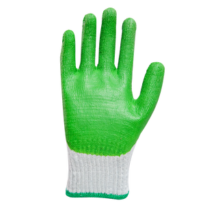 Перчатка Рабочая гладкая с латексным покрытием, <span class=keywords><strong>10</strong></span> калибра, из натурального белого хлопка, трикотажная перчатка для защиты рук - Product Image 3
