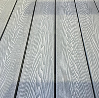 Bande antidérapante imperméable 3D grain de bois gaufrage carreaux de sol extérieur bois composite terrasse WPC terrasse prix