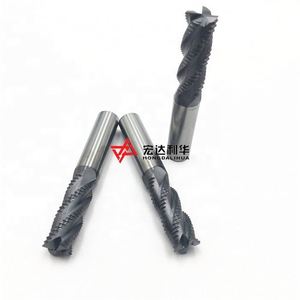 Fresas de extremo HCR65 duraderas de 4 filos, herramientas de corte de carburo para fresado plano - Product Image 3