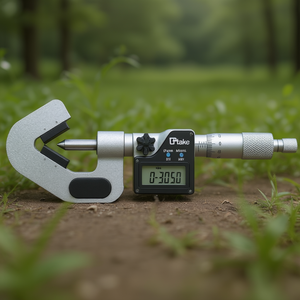 Take Digital <b>Micrometer</b> 0-25mm IP65 With Prism Anvil For Precision Measurement - Product Image 2