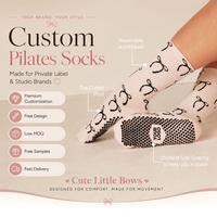 Chaussettes de yoga personnalisées avec grip, respirantes, confortables, antidérapantes, chaussettes de pilates, chaussettes de fitness de qualité supérieure personnalisées