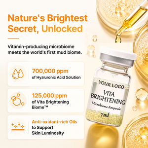 5 Ampollas Iluminadoras con Microbioma y Vitaminas C y E, Antioxidantes, para un Tono Radiante y Uniforme, Eliminación de Manchas Oscuras, VIAL - Product Image 3