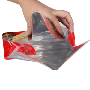 Bolsa de embalaje flexible de grado alimenticio <span class=keywords><strong>Bolsas</strong></span> de embalaje Ziplock de papel de aluminio Bolsa de pie ecológica reutilizable - Product Image 5