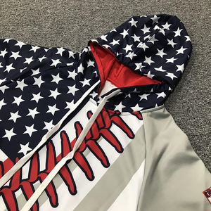 เสื้อสเวตเตอร์มีฮู้ดสำหรับผู้ชายชุดเบสบอลมีฮู้ดขนาดใหญ่พิเศษออกแบบได้ตามต้องการ - Product Image 5