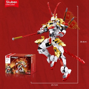 Little Luban B112052 Light Halberd Athena Mecha Destroy Guerrilla Diablo Set di Blocchi da Costruzione Giocattolo - Product Image 5