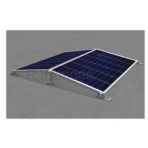 Staffa di montaggio per reattore solare sistema di montaggio per pannello solare a tetto piatto a doppia inclinazione est e ovest