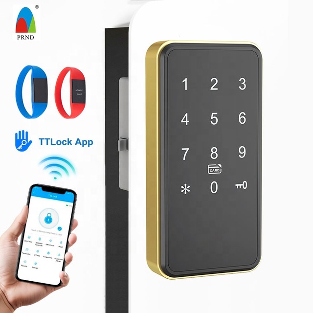 Zinc Alloy TTLOCK APP Temporary Code Gym Password Lock Pin Code Keypad Cabinet Lock Smart Locker Lock for Fitness Storage Locker