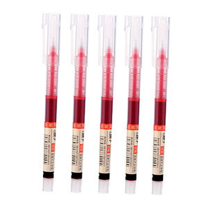 Stylos à pointe fine avec logo personnalisé, stylo à encre gel en plastique de 0,5 mm pour le bureau, l'école, le journal, l'hôtel, l'écriture - Product Image 2