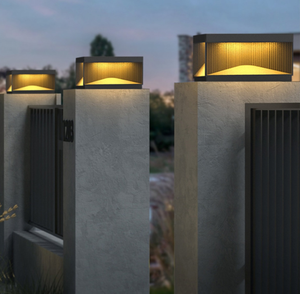 <span class=keywords><strong>Lampe</strong></span> à pilier solaire LED imperméable de haute capacité et durable pour l'extérieur, <span class=keywords><strong>lampe</strong></span> de tête de <span class=keywords><strong>colonne</strong></span> solaire, décoration moderne de portail de villa, mur - Product Image 4