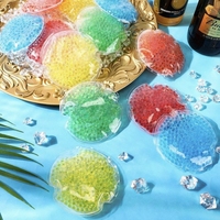 Paquete de Gel Frío/Caliente Redondo de PVC Suave, Reutilizable y Colorido, Personalizado al por Mayor, para Alivio del Dolor, Reducción de la Fiebre, Primeros Auxilios en el Hogar