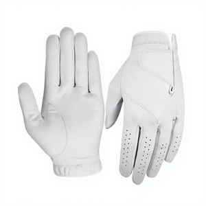 Gants de golf professionnels MUDASSAR SPORTS en cuir véritable Cabretta, fermeture auto-agrippante, imperméables, antidérapants, prise en main douce, durables - Product Image 4