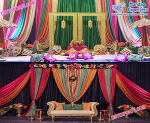 Fondos de lentejuelas brillantes para boda, Mandap asequible, cortinas de fondo de boda - Product Image 4