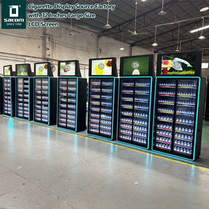 Présentoir à cigarettes coulissant sécurisé pour supermarché, présentoir à tabac avec boîte lumineuse publicitaire LED - Product Image 5