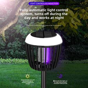 Lampe anti-moustique LED IP65 étanche pour l'extérieur champignon avec répulsif Lampe anti-moustique solaire à intensité variable - Product Image 4
