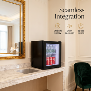 <span class=keywords><strong>Nevera</strong></span> Pequeña de Bajo Consumo para el Hogar, Neveras Negras sin Escarcha, Eficiencia Energética, Equipo de Refrigeración con Puerta de Vidrio para Camping, Uso en Hoteles - Product Image 2