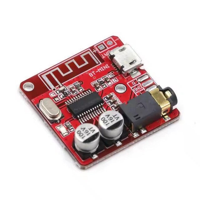 Audio Receiver Board MP3 Lossless Decoder Board Wireless Stereo Music Module 3.7-5V XY-BT-Mini Micro/type-c