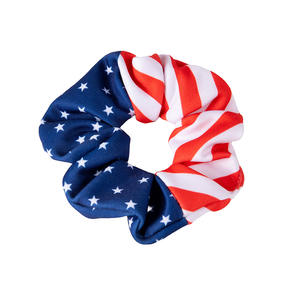 Sta vendendo cravatte per capelli con bandiera americana intestino crasso con stampe in tessuto, giorno dell'indipendenza e all'ingrosso dal produttore - Product Image 5