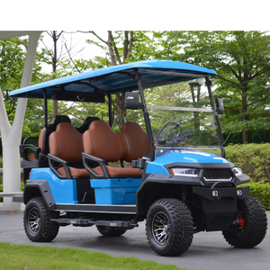 Voiturette de golf surélevée 6 places, système AC 72V7KW, batterie au lithium avec énergie solaire - Product Image 2