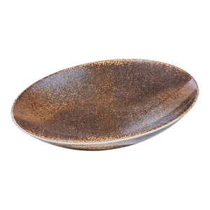 Ciotola per Pasta in Porcellana Attiva e Reattiva, Diametro 25CM, MARRONE - Product Image 1