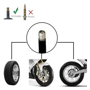 4 件装铝合金车轮轮胎气门防尘帽 自行车汽车卡车气门帽 - Product Image 3