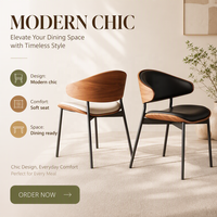 Chaises de luxe pour salle à manger, chaises en métal pour salle à manger, table à manger avec chaises classiques