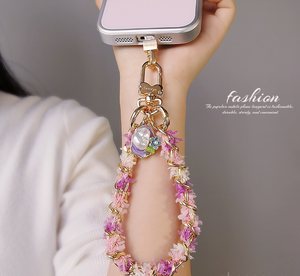 Cordon court pour poignets pour étuis de téléphone portable, bijou pendentif raffiné et sophistiqué, tendance et de niche, pour femmes - Product Image 6