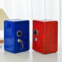 JUNTU JT-8006 Mini Stahl Geld Safe Digital Lock Kreative Sparschwein Schlüssel Aufbewahrung schrank Feuerfeste Hotel Safe Box Kinder