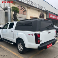Capot rigide en alliage d'aluminium pour pick-up avec panneaux latéraux MOLLE et porte arrière solide pour Chevrolet Colorado