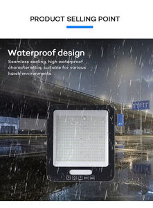 Vente en gros de projecteurs LED en aluminium étanches 100-300W IP65 6000K CCT haute luminosité alimentés en courant alternatif utilisation de jardin certifié EMC - Product Image 4