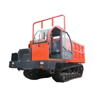 Mini Diesel Crawler Track Carrier 6ton Dumper Camión volquete automático para la venta