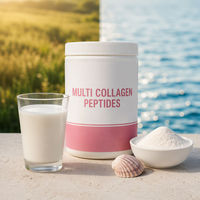 Poudre de peptides de collagène multi-types I II III V X sans saveur, complément alimentaire OEM ODM