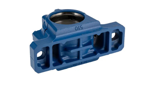 Support de palier à semelle fendue en fonte ductile SKF personnalisé, traitement de surface par peinture au four, moulage en résine de sable pour applications robustes - Product Image 3