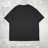 PEERAGE fabricant personnalisé hommes strass écran DTG impression boîte coupe T-shirt 250 Gsm 100% coton coupe régulière T-shirt pour hommes